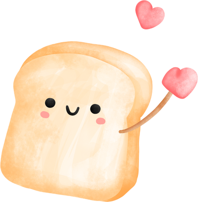 smiling bread icon